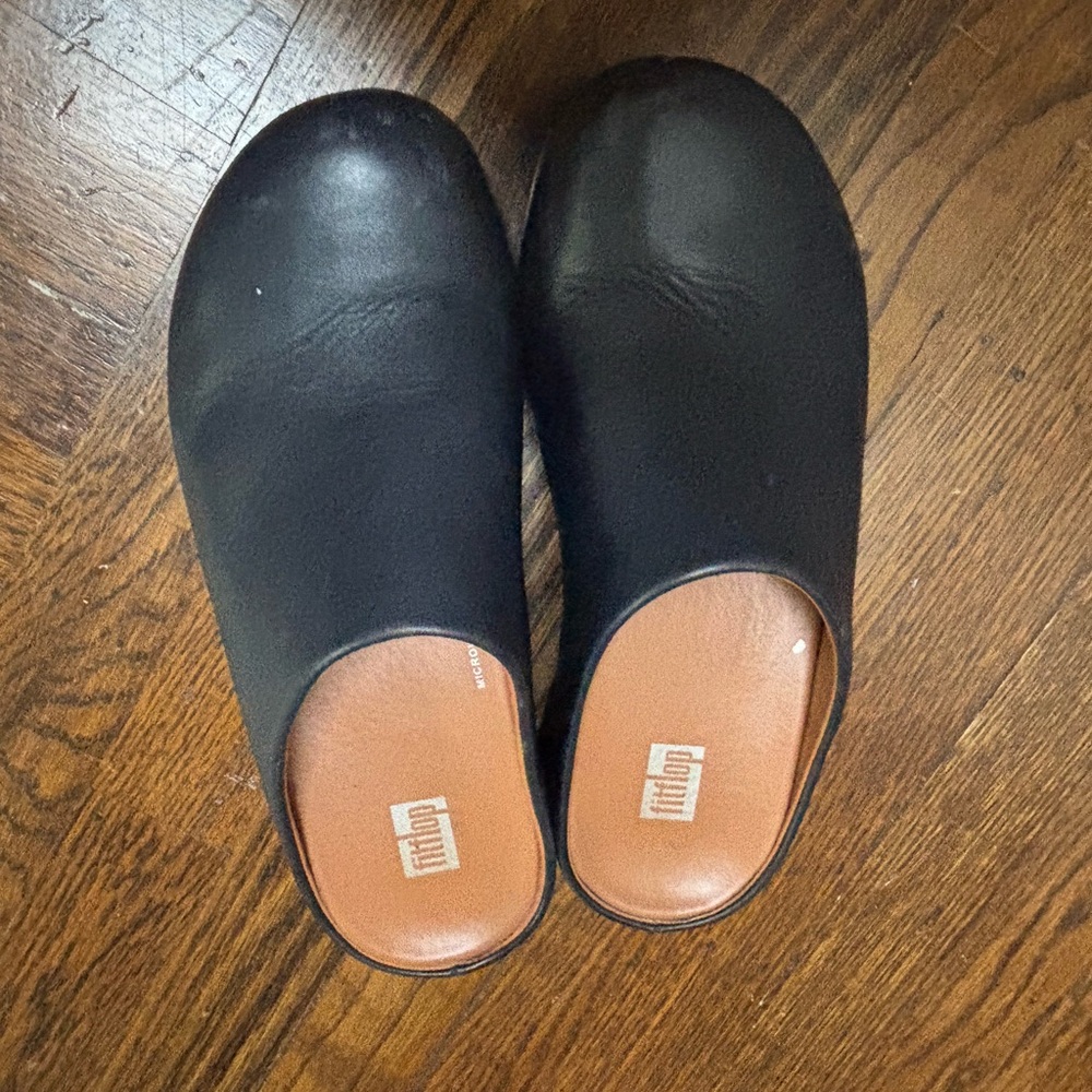 Lamo Black Mules Comfortable Slip-On Shoes